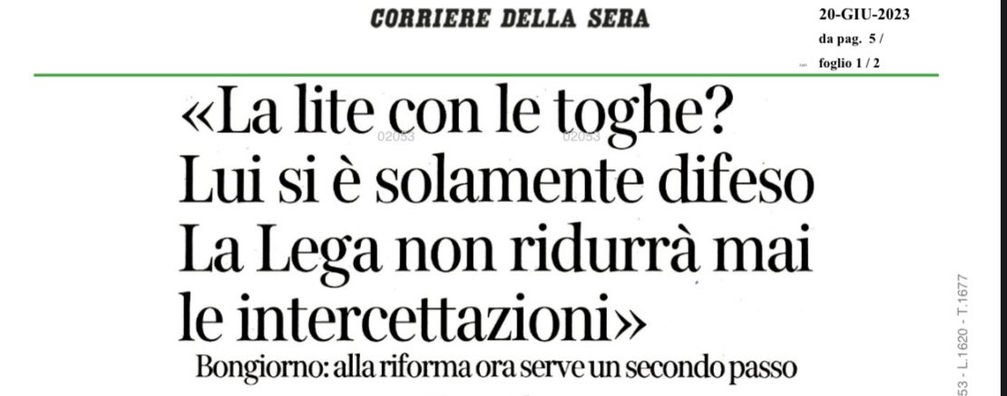 La mia intervista di oggi su @Corriere