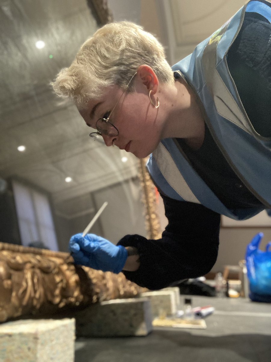 After many months of working on the Inspiring People project at @NPGLondon with a great team of conservators, I’m excited for the gallery to re-open it’s doors this week! #conservation #inspiringpeople