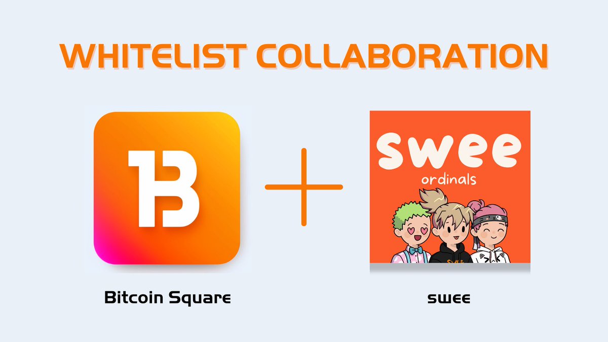 Bitcoin_Square_'s tweet photo. Want something swee in life?

🍦 Bitcoin Square x swee 🍦

3x WL giveaway 

To enter:
🟧 Follow @bitcoin_square_ @Ed_x0101 @swee_NFTs
🟧 Like &amp; Retweet
🟧 Tag 3 friends and say something sweeeet 💋

#Ordinals #BTCNFT #giveaway https://t.co/f6la4qbnyl