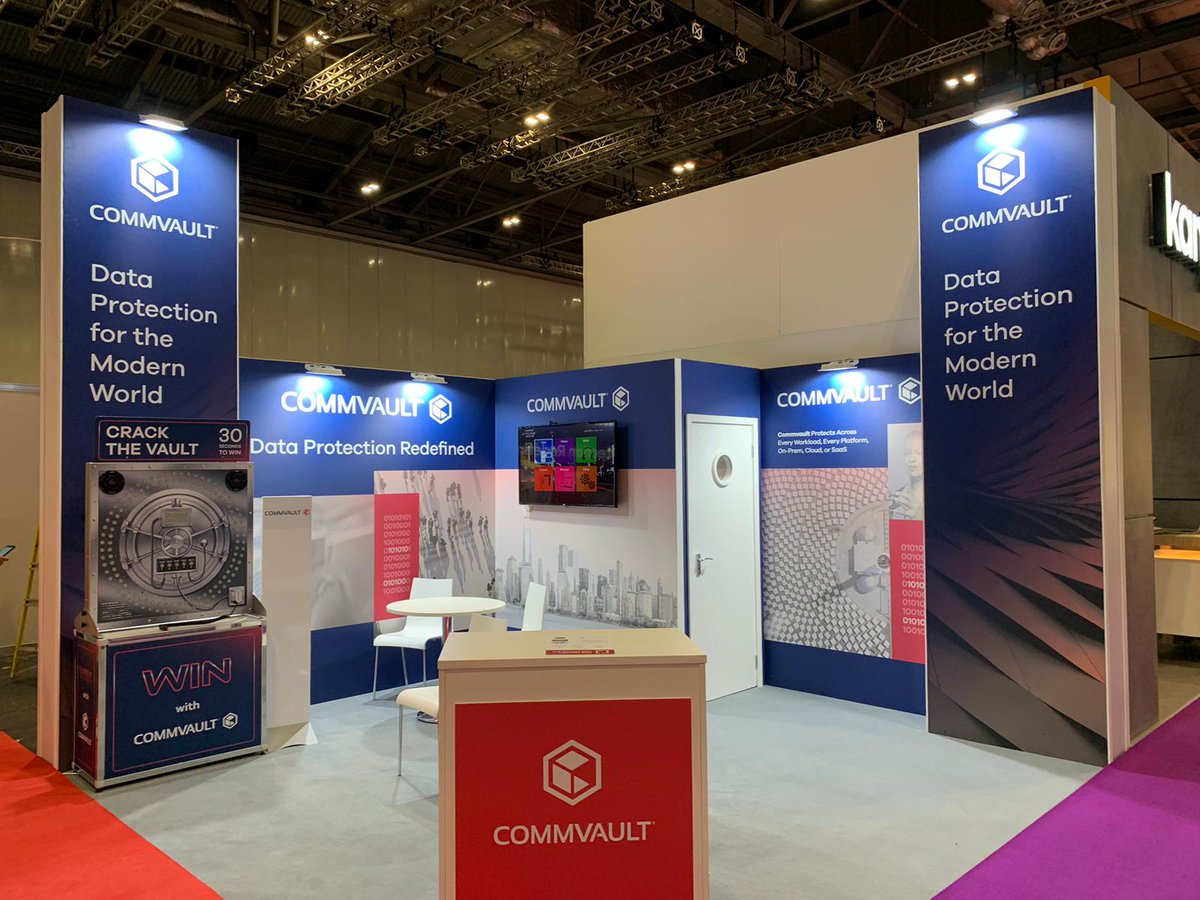 London ExCel - we are ready for you!
If you are headed to <a href="/Infosecurity/">Infosecurity Europe</a> Europe this week, make sure you visit #Commvault at stand A75 for the latest innovations in #datasecurity and the chance to open our prize Vault.....
