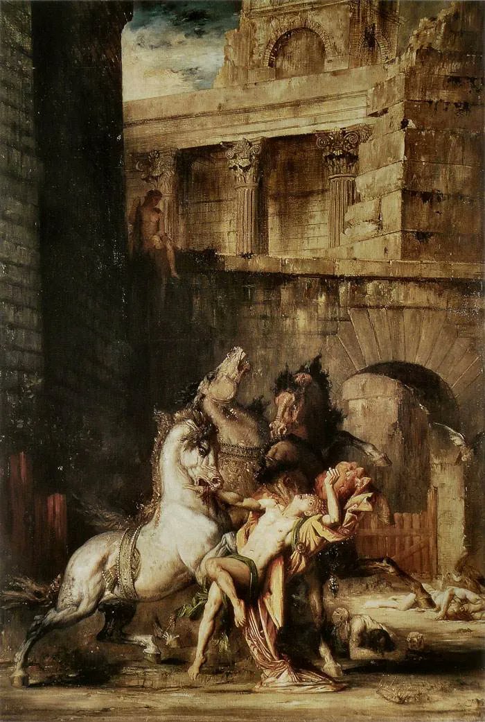 This'll change the way you look at #horses!
'Diomedes Devoured By His Horses'
🎨 Gustave Moreau,1865 
#Horror #ArtAppreciation #HorrorArt