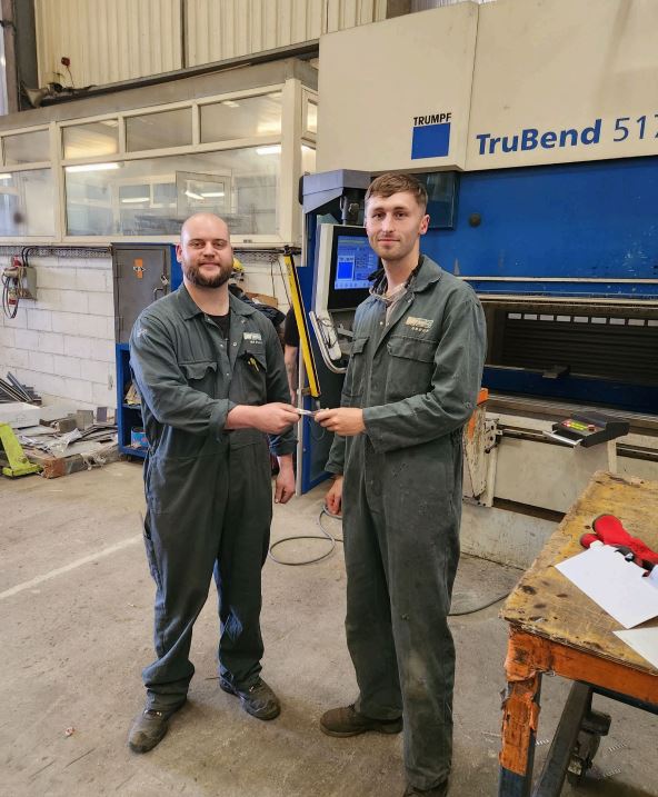 wecgroupltd's tweet image. We would like to say a well done to Kieran from our WEC Fabrication division, who has won the Welding Excellence Award for May and has received £100!  

Congratulations Kieran🎉   

Interested in Joining WEC Group?📷 
wec-group.com/current-vacanc………   

#WorkWithWEC