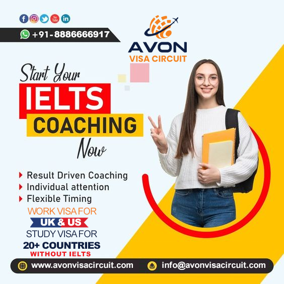 AvonVisaCircuit is having trained & qualified IELTS trainer. Best results, individual attention &flexible timings Score excellent bands #ielts #studyabroad #ieltstips #ieltsspeaking #ieltsvocabulary #ieltscoaching #englishspeaking #englishpractice #excellentresults