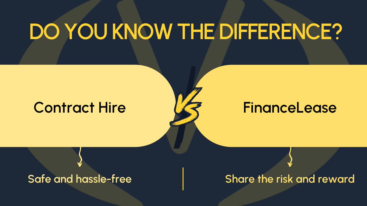 😕 Confused about which leasing option is right for you? 🤔 Here's our new article on the key differences, advantages, and drawbacks of Finance Lease and Contract Hire, to help you make a better decision!👌
-> shorturl.at/ktNVX

#vanleasing #financelease #contracthire
