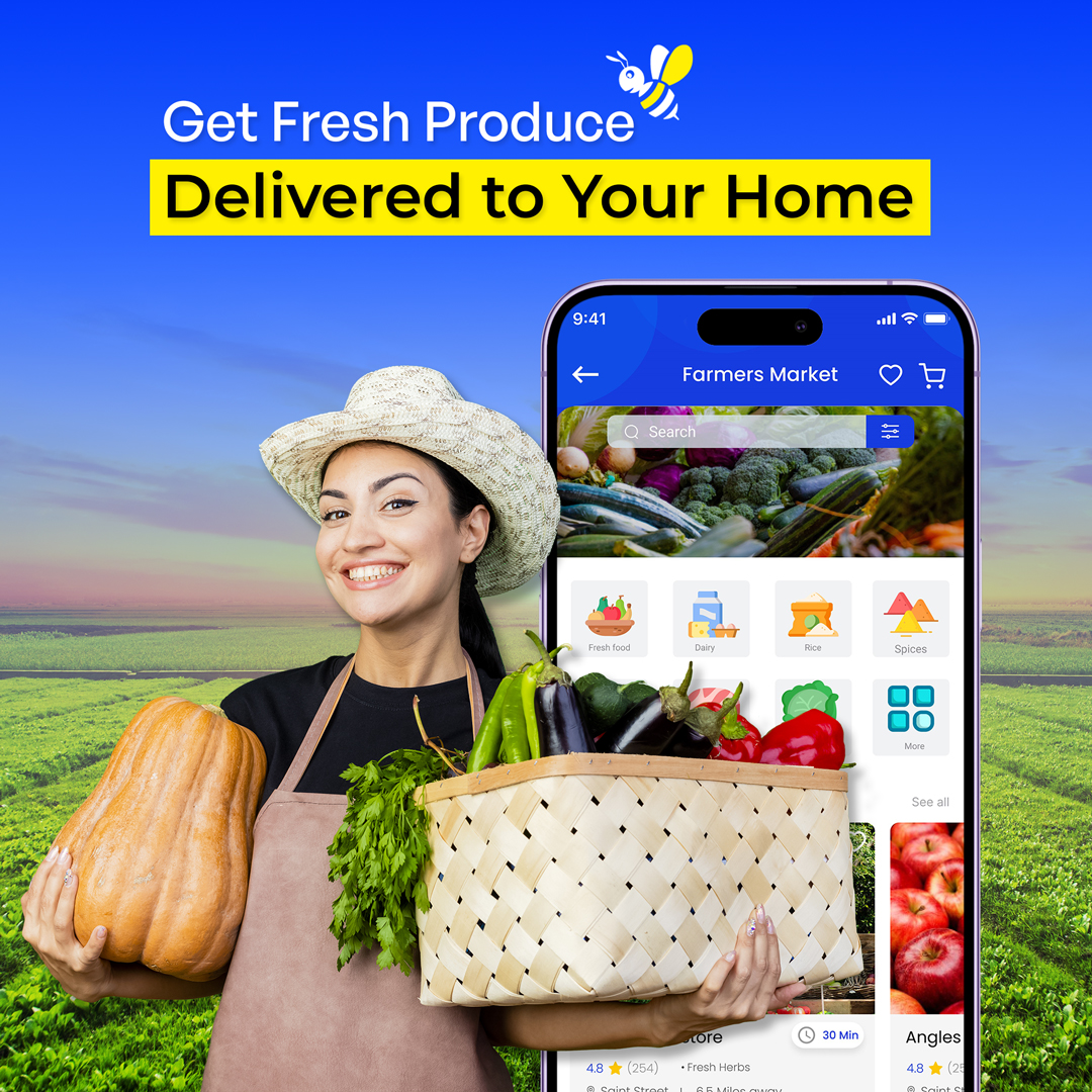 Beeda_Mega_App's tweet photo. Support your local #farmers by using #Beeda Farmer. Order fresh #produce straight from the best farms around you. Get the best farm products and live a healthy life.
Download the #MegaApp today.
Visit us at: https://t.co/HlgVGjOgf3 https://t.co/pQ2k0OehWw