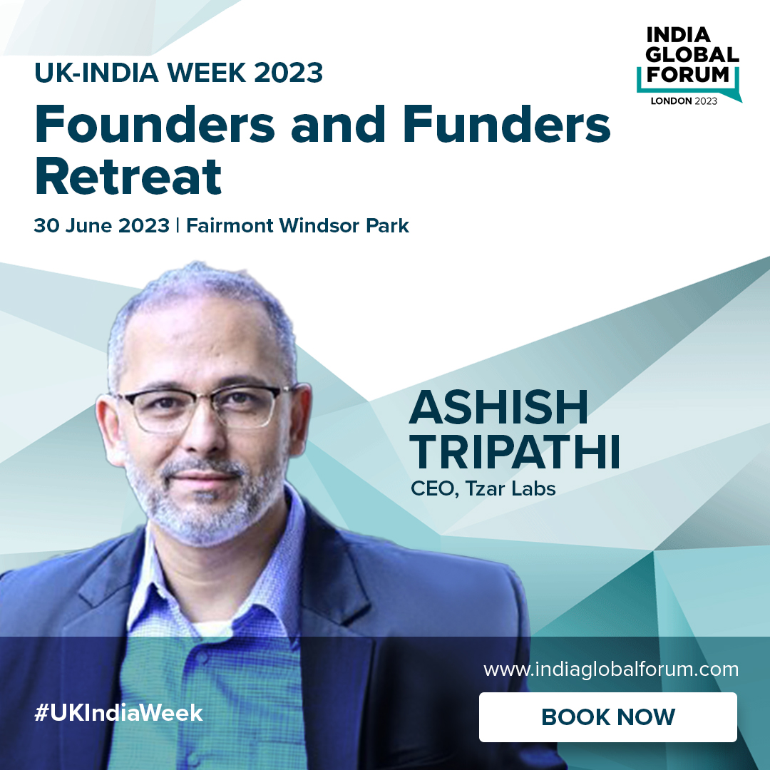 Join the CEO of @tzarlabs, @tripathi_ash18 for an interactive session on '50 Shades of AI' at the Founders and Funders Retreat.
🗓 30 June 2023
📍Windsor
Join the Conversation: indiaglobalforum.com/Leading-with-P…

#UKIndiaWeek #AI