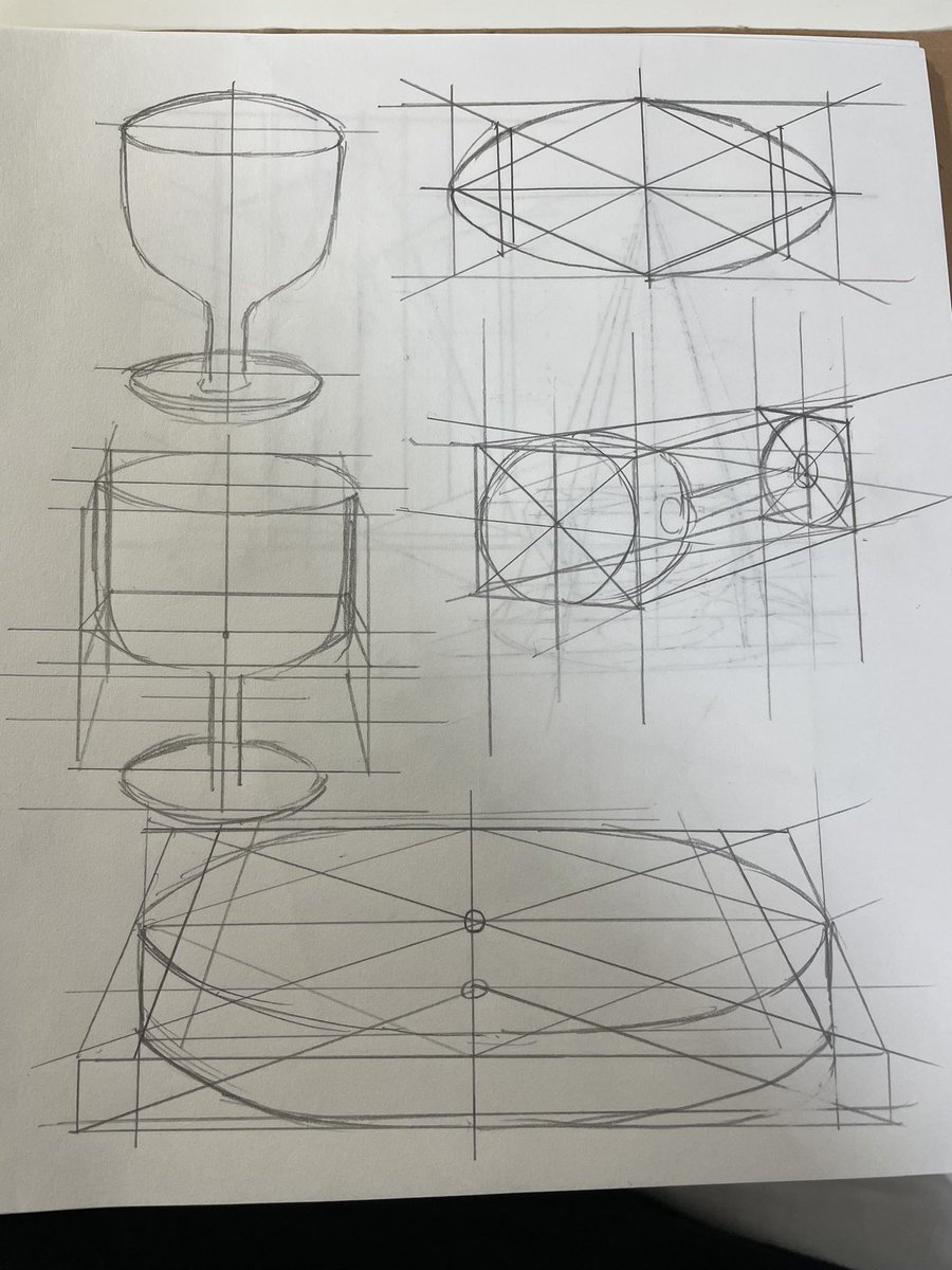 久々の模写 パースの勉強です