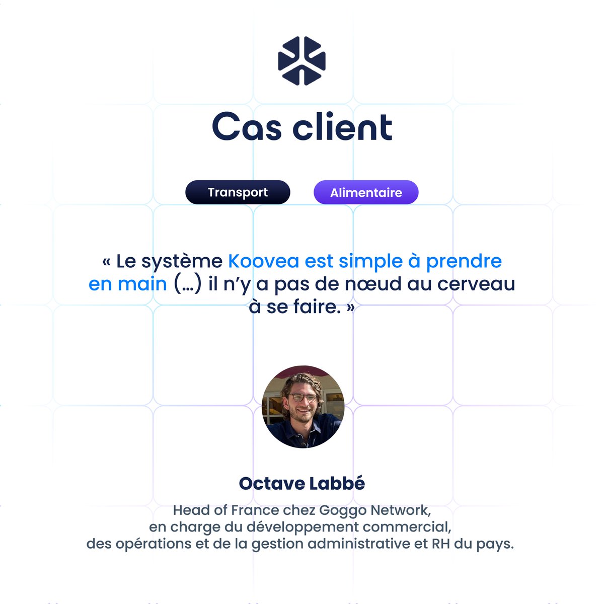 Les équipes de <a href="/GoggoNetwork/">Goggo Network</a> ont choisi la solution Koovea pour assurer la #traçabilité et l'intégrité des marchandises alimentaires transportées par leur flotte de véhicules. 🚚 ✅

Découvrez les bénéfices et enjeux de notre collaboration 👉  bit.ly/3N2DC6E