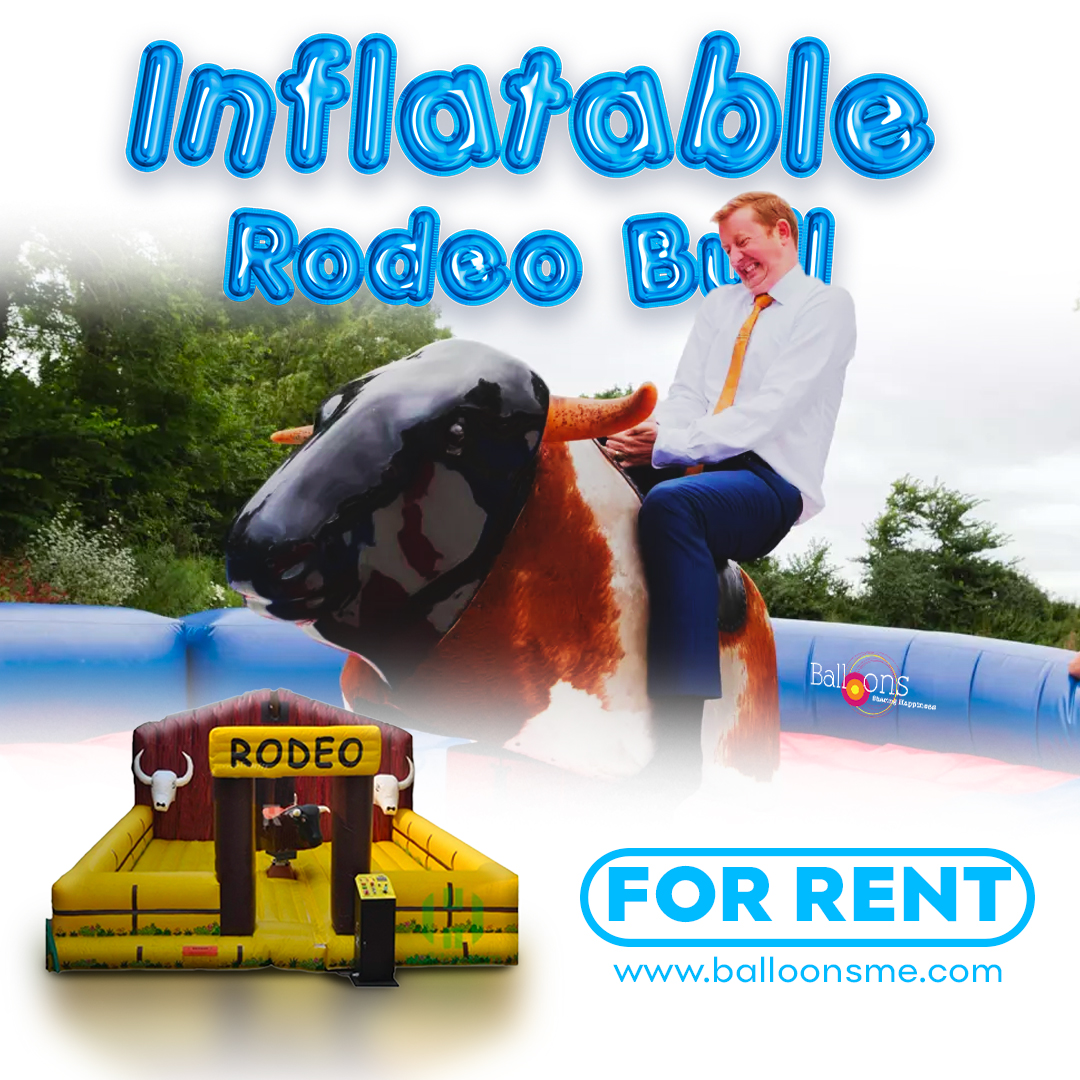 Jump into endless fun this summer with our Inflatable Rodeo Bull! Perfect for kids and adults alike.
Book now and bounce your way to an unforgettable summer!

balloonsme.com

#inflatables #kidsactivities #bouncingcastle #eventactivities #summergames #summersale #summer