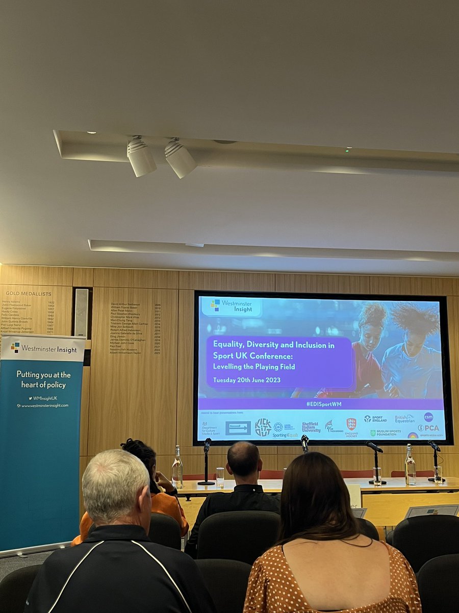 At the <a href="/WMinsightUK/">Westminster Insight</a> ED&amp;I in Sport UK Conference with <a href="/itrustsport/">I Trust Sport</a> today.

Looking forward to hearing from some excellent speakers

#EDISportWM