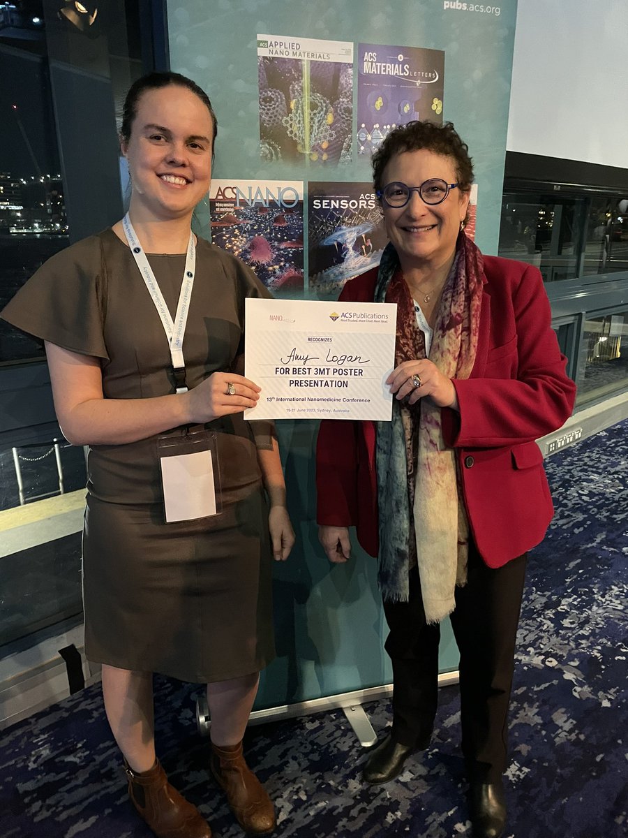 Prof Maria Kavallaris AM 🌈 (@mk_cci) on Twitter photo Super proud of PhD student <a href="/Amy_R_Logan/">Amy Logan</a> who won the Nano Letters 3M presentation at #OzNanomed conference <a href="/KidsCancerInst/">Childrens Cancer Institute</a> <a href="/NanoMed_UNSW/">NanoMed</a> <a href="/UNSWMedicine/">UNSW Medicine & Health</a> <a href="/UNSWRNA/">UNSW RNA Institute</a> <a href="/ernest_moles/">Ernest Moles</a> #childhoodcancer Super proud of PhD student <a href="/Amy_R_Logan/">Amy Logan</a> who won the Nano Letters 3M presentation at #OzNanomed conference <a href="/KidsCancerInst/">Childrens Cancer Institute</a> <a href="/NanoMed_UNSW/">NanoMed</a> <a href="/UNSWMedicine/">UNSW Medicine & Health</a> <a href="/UNSWRNA/">UNSW RNA Institute</a> <a href="/ernest_moles/">Ernest Moles</a> #childhoodcancer