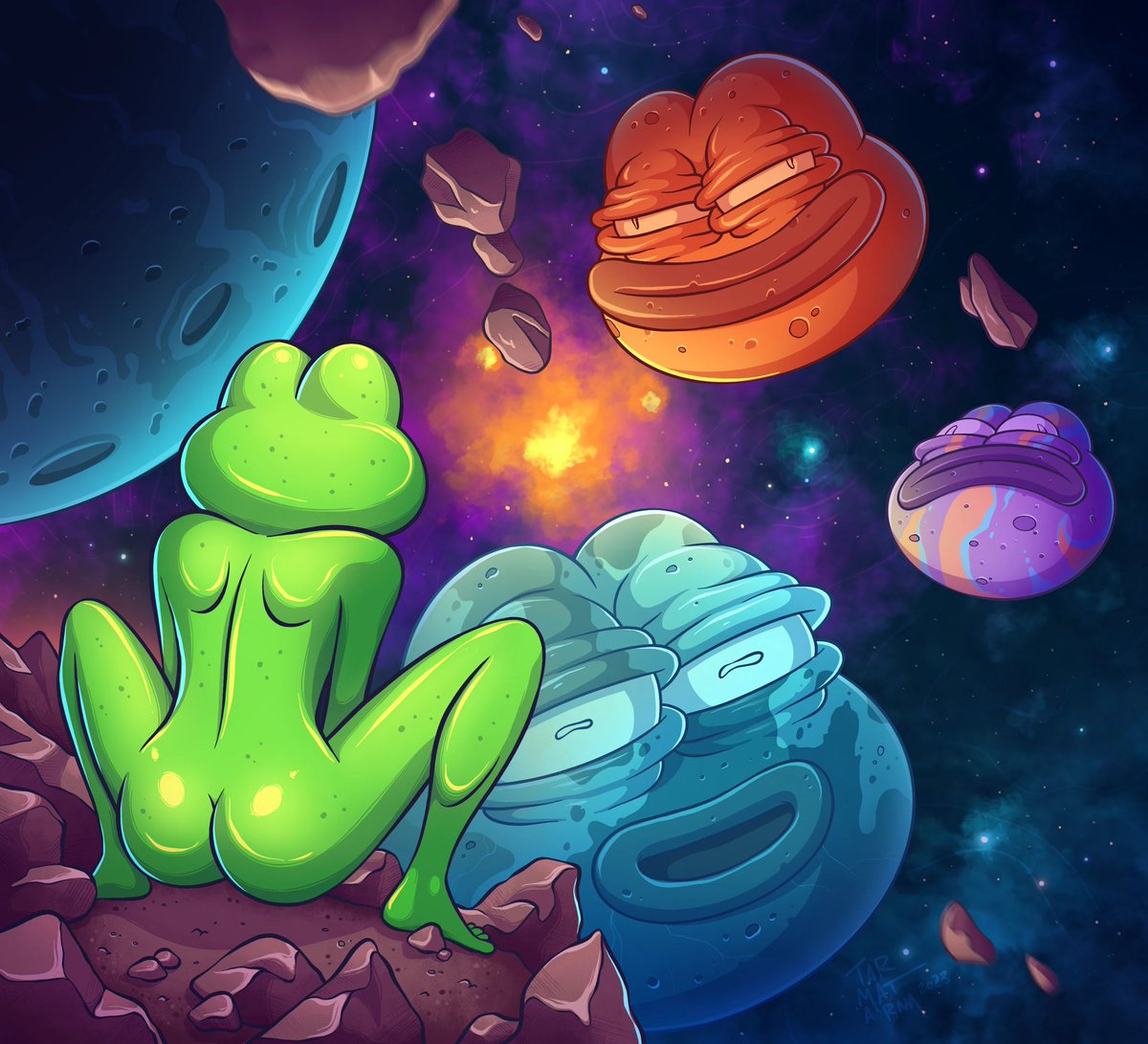 they look at you from space all the time.

$pepe 🐸