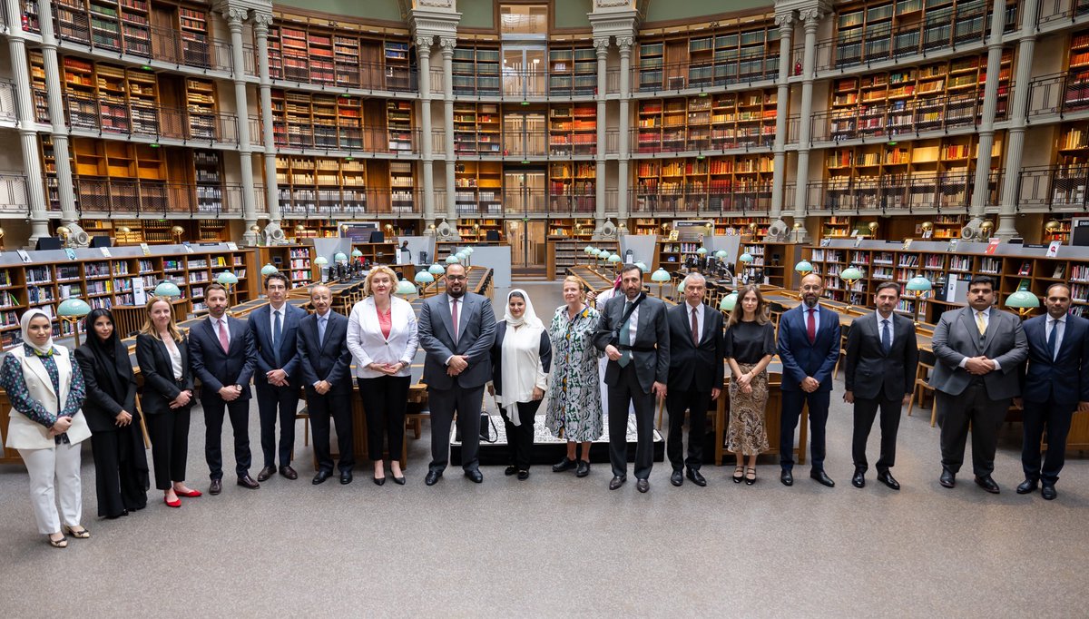 على هامش حفل استقبال المملكة الرسمي لترشح الرياض لاستضافة إكسبو 2030، استضاف معالي وزير الاقتصاد والتخطيط عدداً من ممثلي الدول للمشاركة في جلسة نقاش بعنوان "تصور 2030: المشهد العالمي ودور المملكة فيه". 
#الرياض_إكسبو2030