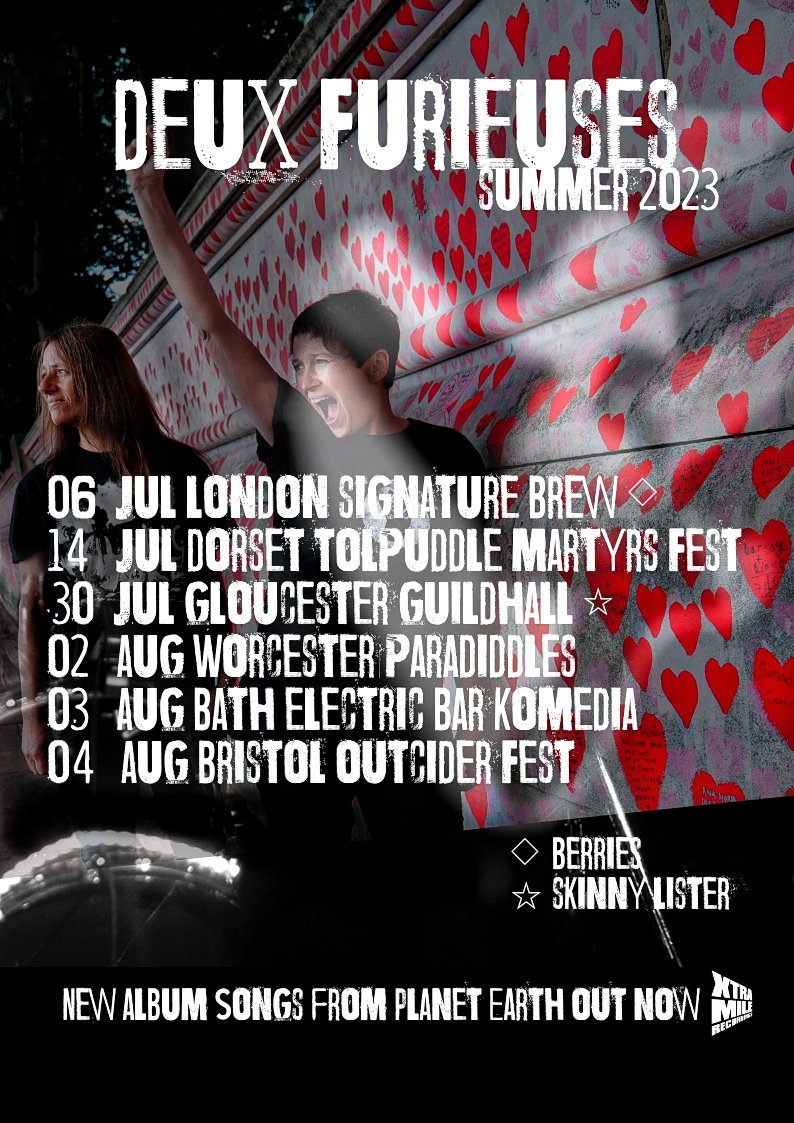 We have new summer headline shows - 2 Aug @Paradiddles_Bar Worcester &amp; 3 Aug @KomediaBath for @Sheer_Music in the run up to <a href="/outciderfest/">Outcider Festival</a>! 🎸🥁👊

First up @BERRIESBANDUK <a href="/SignatureBrewE8/">Signature Brew Haggerston</a>,  <a href="/TolpuddleFest/">Tolpuddle Martyrs' Festival</a> &amp; <a href="/SkinnyLister/">Skinny Lister</a> #XMR20 party in July! 

Tix here: bnds.us/35f9mm