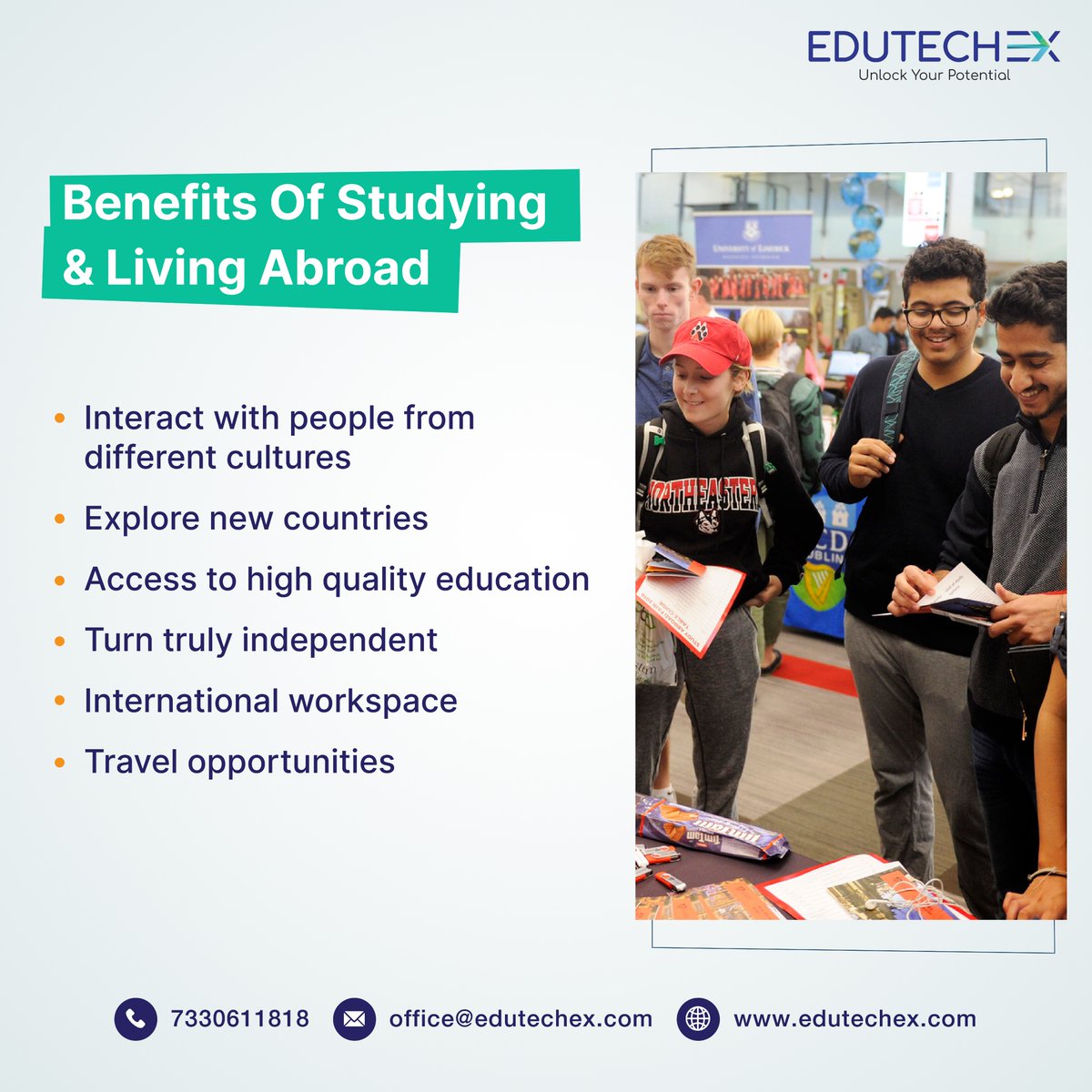 EduTechEx1's tweet image. It’s time to upgrade with our exclusive tips on how to ace life abroad as a student!

Swipe to see how it’s done ➡️

Visit edutechex.com to know more 💻

#EdutechExGlobal #EdutechEx #StudyAbroad #CareerCounsellors #TrendingNow