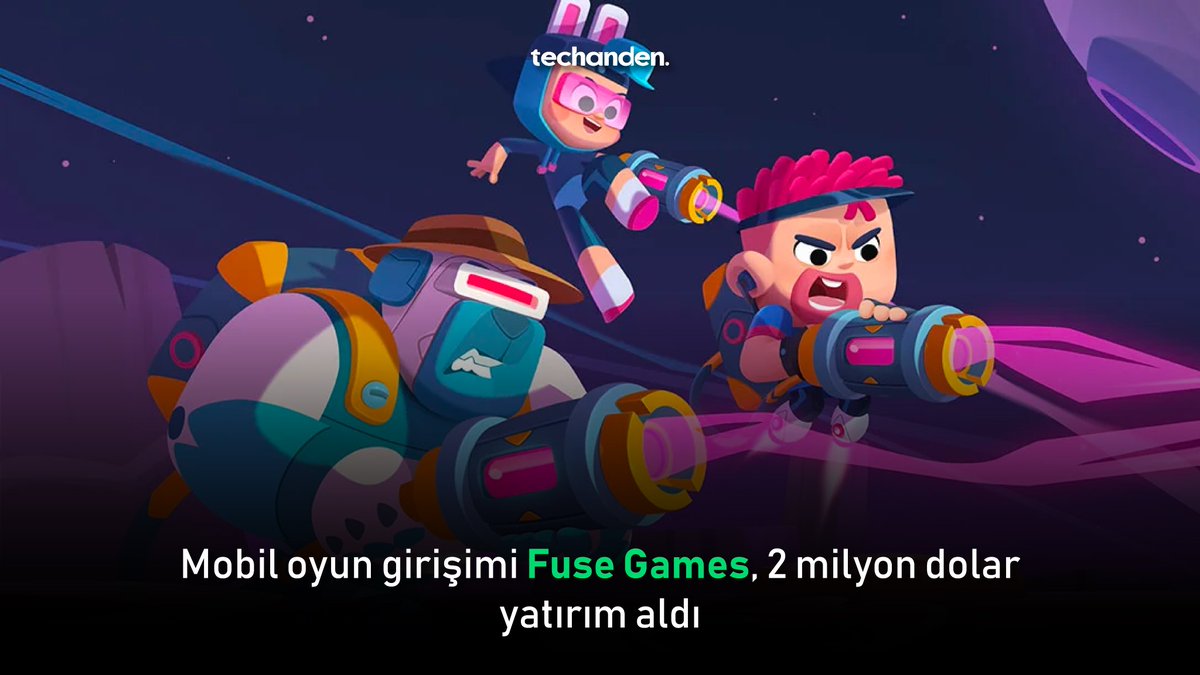 techanden's tweet photo. İstanbul merkezli mobil oyun girişimi Fuse Games, Inc., tohum öncesi turda NFX ve Lakestar liderliğinde 2 milyon dolar yatırım aldı.
#fusegames 

https://t.co/Dbe68UxHed https://t.co/QnPJC9uhCL