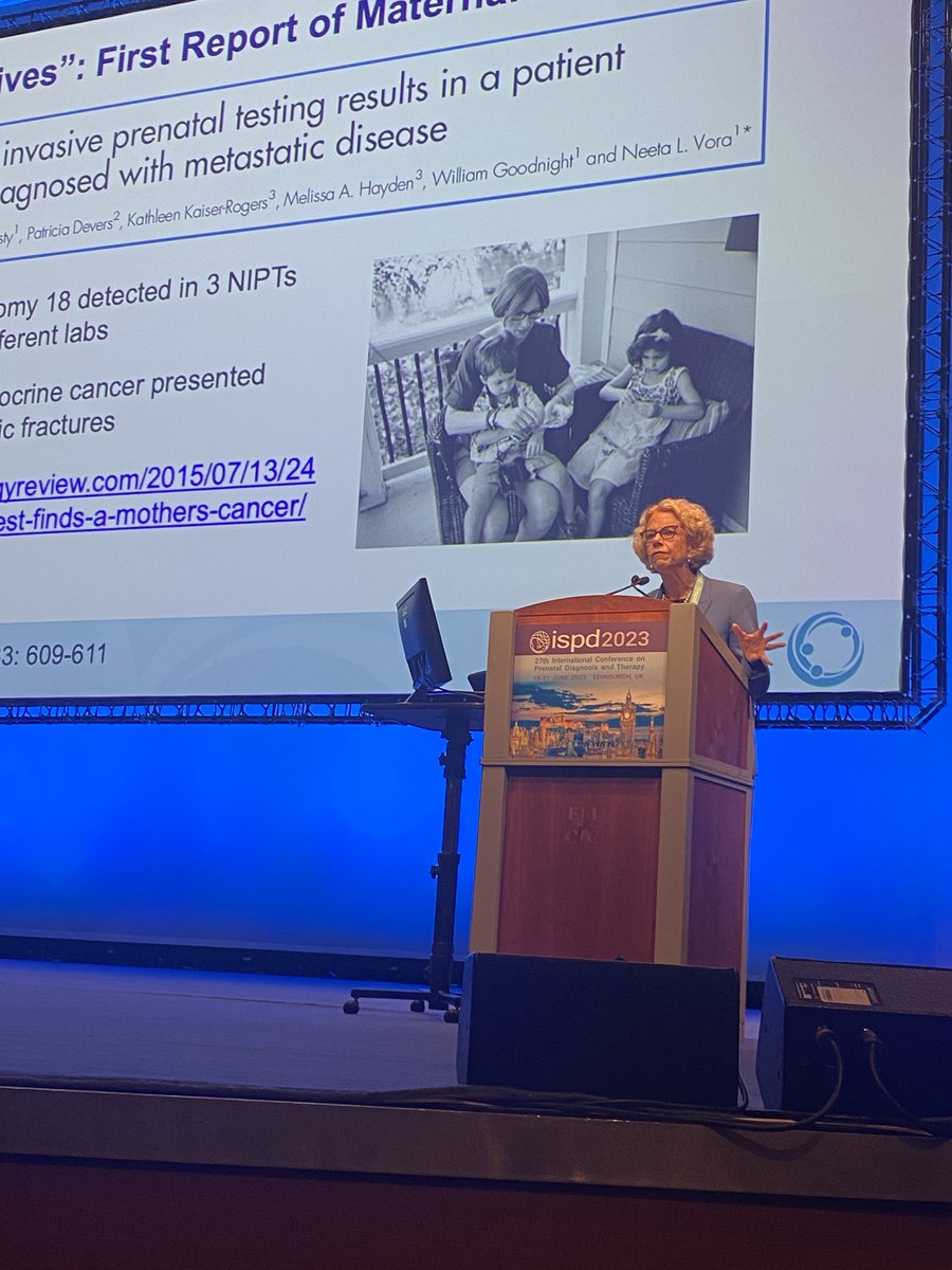 Starting off Day 2 of main conference programming here in Edinburgh we have <a href="/DianaBianchiMD/">Diana Bianchi</a> speaking in the NIPT session #ispd2023