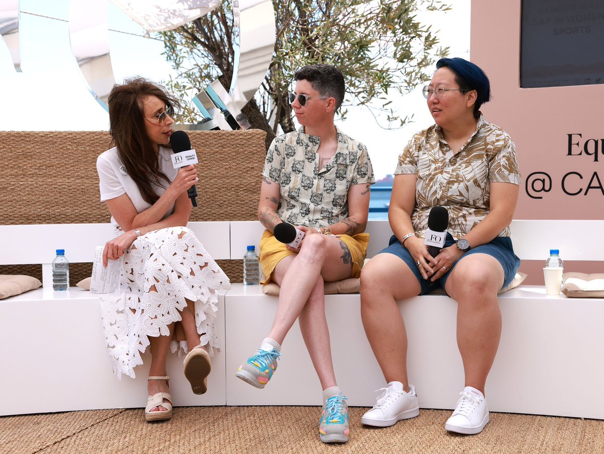 Loved filling folks in on equal pay in women’s soccer with @thrace and @meredith_levien. 

Thanks to @femalequotient for having us in the #EqualityLounge at #CannesLions2023. https://t.co/cjUWN8klbP