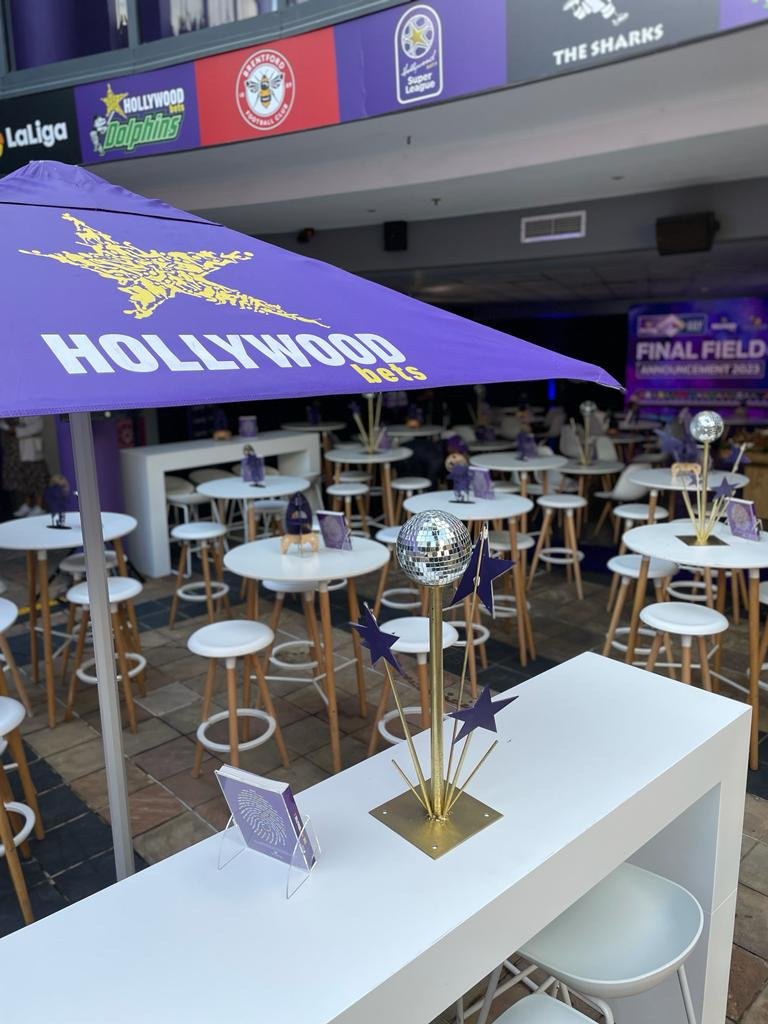 The stage is set for the announcement of the final field of the #HollywoodbetsDurbanJuly 🐎

#HDJ 
#HDJ2023 
#OutOfThisWorldZA 
#HWBTWT