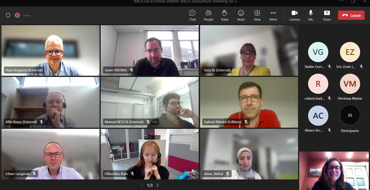 IMOCO4E's tweet photo. 📢@IMOCO4E M22 consortium meeting has been successfully completed!
The meeting was dedicated to the technical progress of the #IMOCO4E Pilots, Demos & Use cases and the implementation of the IMOCO4.E technical videos.
Stay tuned for more!
https://t.co/5h3fpM3FZu https://t.co/NXX7XLOyOC