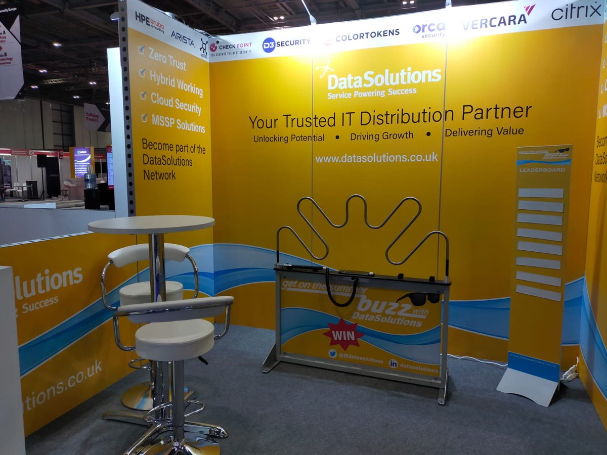 climbcs_ie's tweet photo. Get on the #SummerBuzz at Day 1 of @Infosecurity Europe! Drop by #StandD72 to speak to our team about becoming part of our network. We've got games, prizes and more💛 We're the bright yellow stand in the Discovery Zone - you can't miss us! ☀️ #infosecurityeurope #infosec23 https://t.co/x3HJJJnrIU