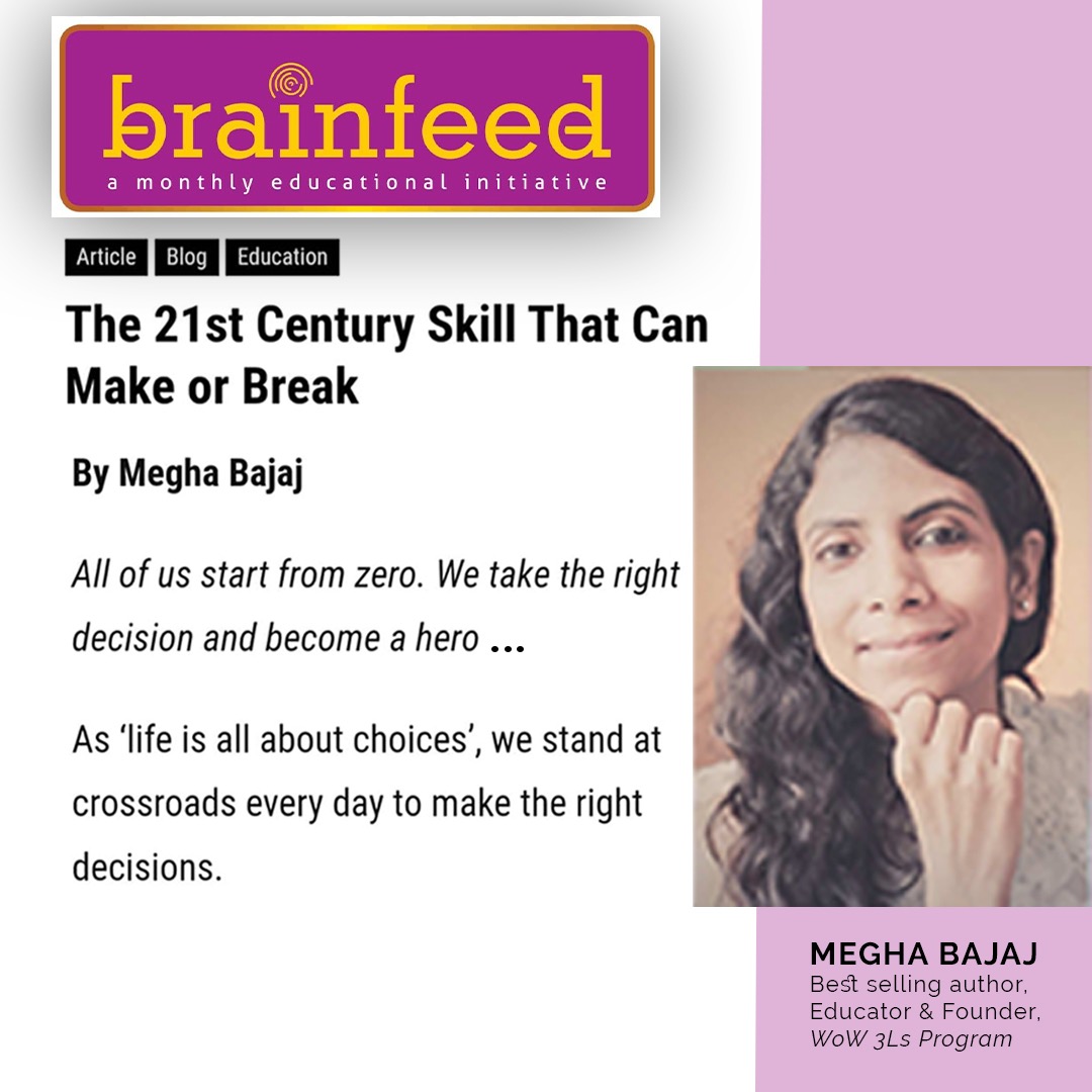 ItsaWoWlifeMB's tweet photo. Growing up, I realized making #decisions is an everyday part of #life, one crucial #skill. 

Be it choosing an ice cream flavor or a life decision!

Delighted to share my article on Decision Making, a 21st Century Skill with #Brainfeed Magazine.
Read here: https://t.co/TjFnw5SOwP https://t.co/mkoXH2ns7g