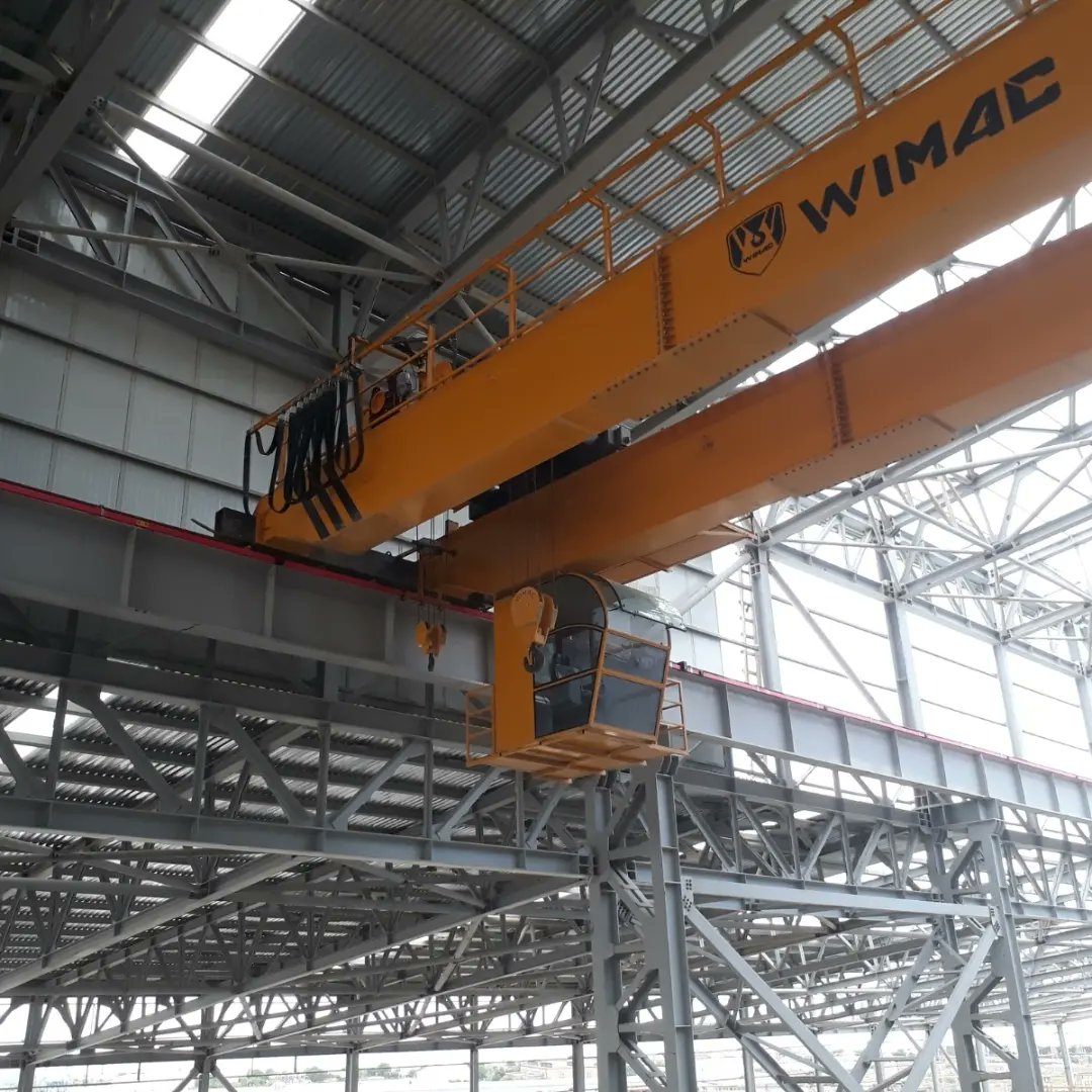 WimacCranes's tweet photo. Wimac Crane's 35ton + 15ton double girder overhead crane with crane cabin! Our top-quality cranes offer superior performance, safety, and reliability. contact us to learn more! #WimacCrane #OverheadCranes #Foundries #Productivity #Expertise #HighQualityMaterials #CustomerService https://t.co/bttd2L4Xph