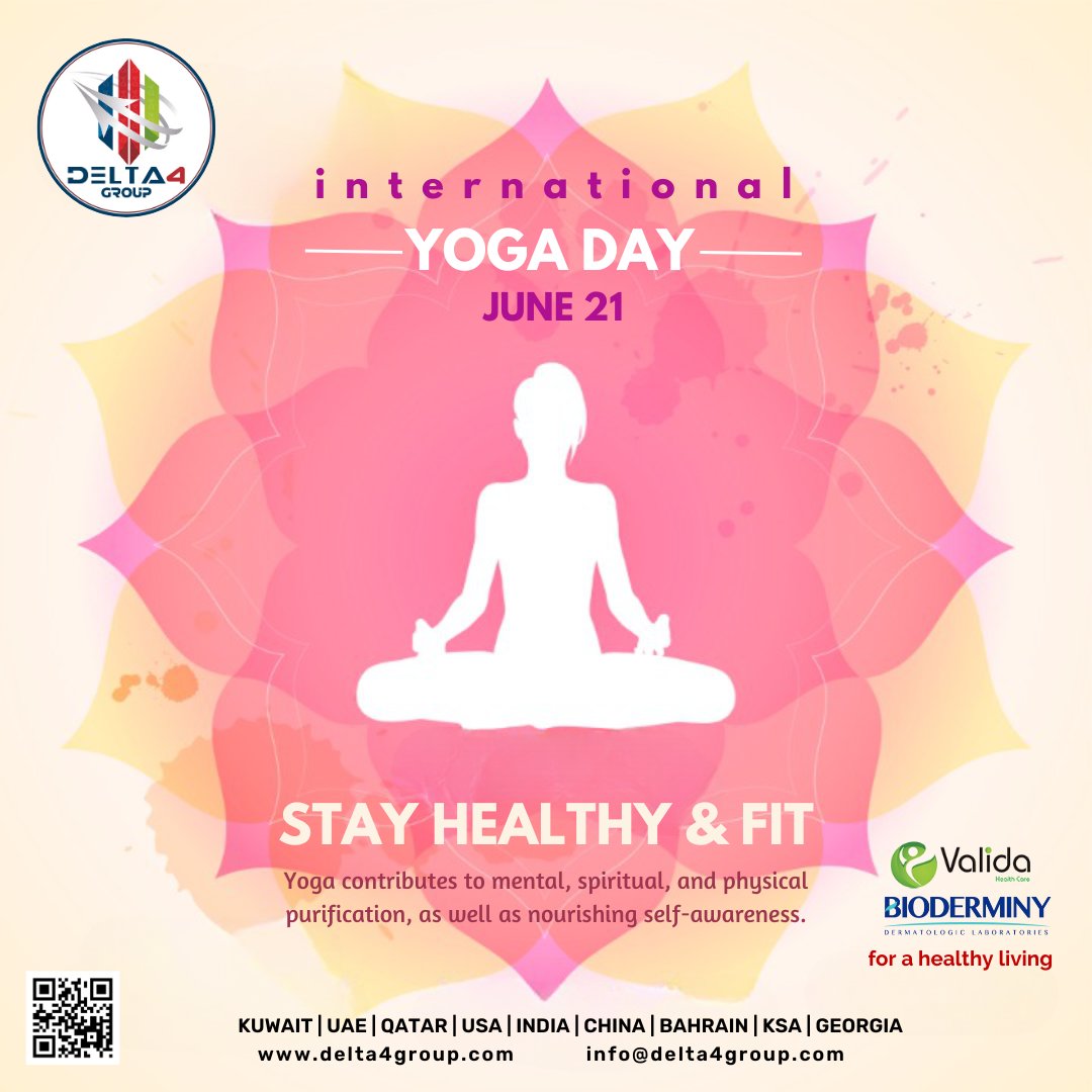 Delta4G's tweet photo. International Yoga Day - June 21st
#stayhealthy #Fitness #peace #mind #body #yogapractice https://t.co/Z6jJVuxftV