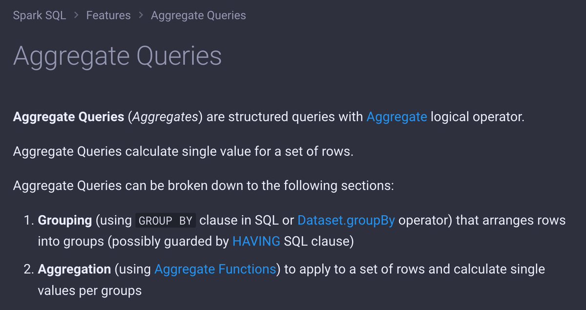 jaceklaskowski's tweet image. It's exactly 7 days to my talk "Optimizing Batch and Streaming Aggregations" at #DataAISummit and some answers got answered already in The Internals of #SparkSQL 💪
➡️ databricks.com/dataaisummit/s…
➡️ books.japila.pl/spark-sql-inte…
LMK if you've got Qs 🙏 Hoping to prepare myself better 😉