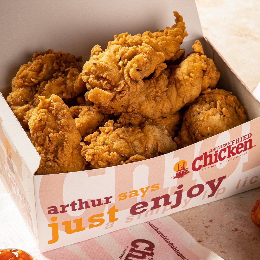 sfcexpress's tweet image. We're using only wholesale chicken to give you the best tasting Southern Fried Chicken Strips!