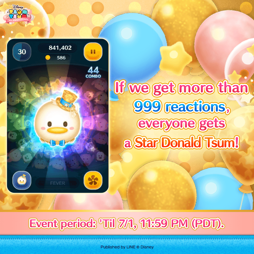 LINE Disney TsumTsum tweet media