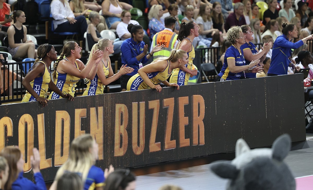 UniofBath's tweet photo. Well done to @TeamBathNetball on reaching the final of the British @Fast5AllStars Championship last Friday at the Copper Box Arena. A fantastic way to celebrate the end of the season! #Fast5AllStars #BlueandGold https://t.co/59sQ9fLMrE