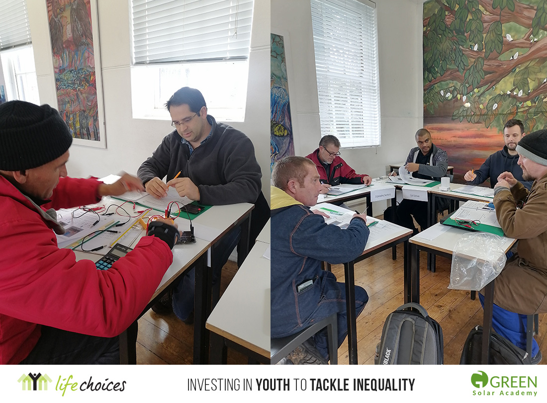 LifeChoicesZA's tweet image. Our SuperSolarSchool participants are learning about electrotechnical basics and the functionality of PV systems. To enrol for SuperSolarSchool apply online today: solar-training.org/how-to-registe…

#GREENSolar #SolarAcademy #Solar #CapeTown #SolarPower