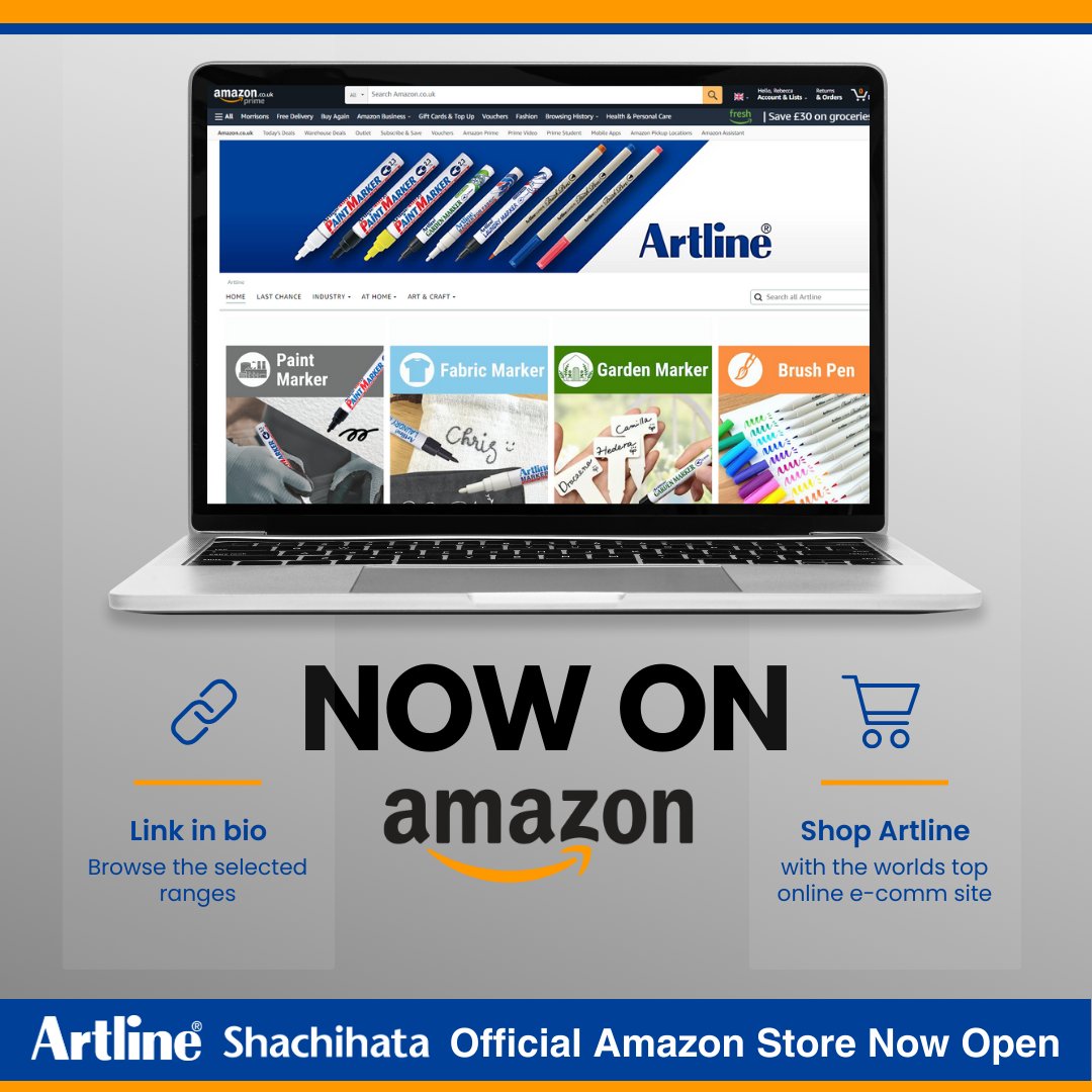 Artline_EU's tweet photo. Artline now on Amazon!!!

#amazon #artline https://t.co/yo9UeFLFIh