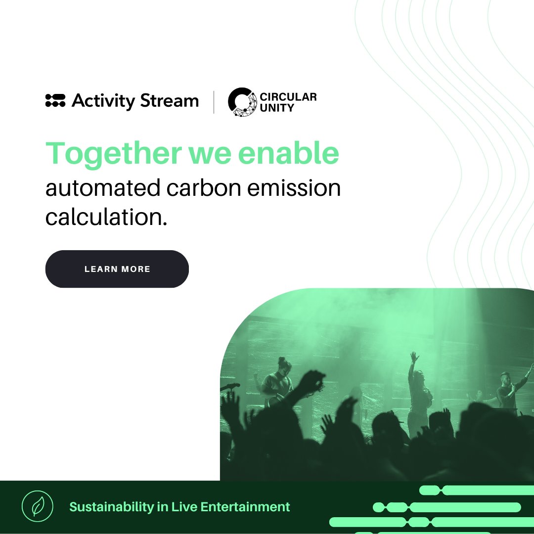 Activity Stream (@2activitystream) on Twitter photo 🌍 Sustainability Spotlight 🌿
Activity Stream and <a href="/circularunity__/">Circular Unity</a> have partnered to make calculating Events' Environmental Footprint easier than ever! 🎉
Let's make a real difference in the events industry for a sustainable future.
Read more here: activitystream.com/post/calculati… 🌍 Sustainability Spotlight 🌿
Activity Stream and <a href="/circularunity__/">Circular Unity</a> have partnered to make calculating Events' Environmental Footprint easier than ever! 🎉
Let's make a real difference in the events industry for a sustainable future.
Read more here: activitystream.com/post/calculati…