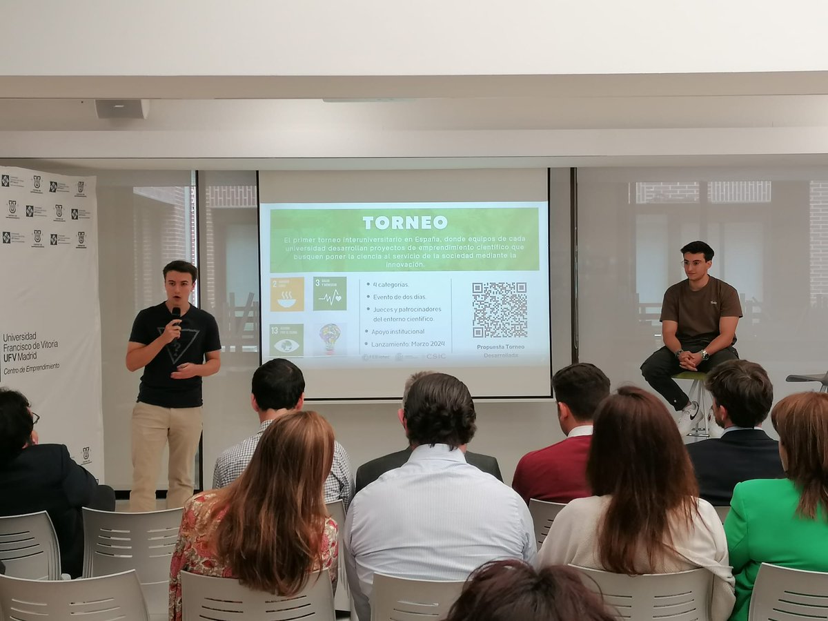 EmprenderUFV's tweet image. Clausura del programa #INCUB con un #demoday donde inversores y colaboradores conocieron los proyectos de los alumnos y PAS @ufvmadrid.
Y entregamos los 1º Premios al mejor MVP
🏆#FindItApp, en la categoría alumnos
🏆#GastroOrientación, en PAS y prof.
bit.ly/3qYHApm