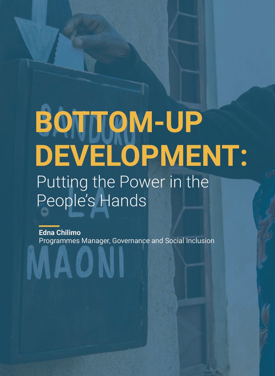 FCSTZ's tweet photo. In chapter 2 of our book #DevelopmentAsPeople, Ms Edna Chilimo, @FCSTZ Programmes Manager writes on Putting the Power in the People’s Hands
''One important way to create sustainable
change in a community is to invest in its local
agents of change'', Ms Chilimo https://t.co/0s1RHQgqjy