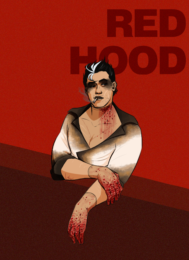 GraveCoal's tweet photo. The vision was the ending of the Under The Red Hood.  I had a lot of fun with this even through trying to come up with fashion is not my forte at all. 😅😅

#JasonTodd #RedHood #Batman https://t.co/HAOJJ93Hnf