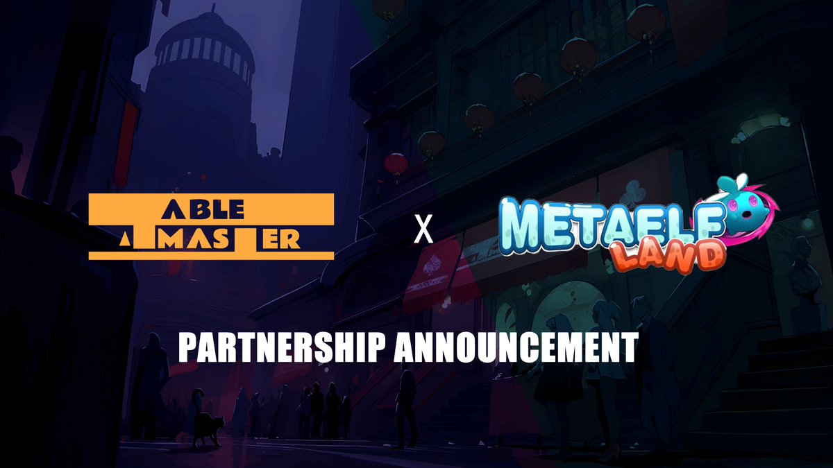 TableMasterWeb3's tweet photo. 📣 Partnership Announcement

@TableMasterWeb3 &amp; @metaelfland join forces!🤝🎮

#MetaelFland  is an AI pet breeding, AR capture, and E-Sports GameFi.

We hope to unleash the future of gaming!🚀✨

#GameFi #Crypto #Trending #TableMaster $TMC https://t.co/0OBFkumlMy