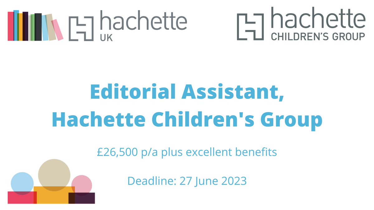 Are you passionate about children’s books? Start your career in publishing @HachetteKids!

We are looking for an organised, enthusiastic and meticulous Editorial Assistant to work on some of the biggest and best-loved brands in children’s books.

Apply: rb.gy/1qtvl