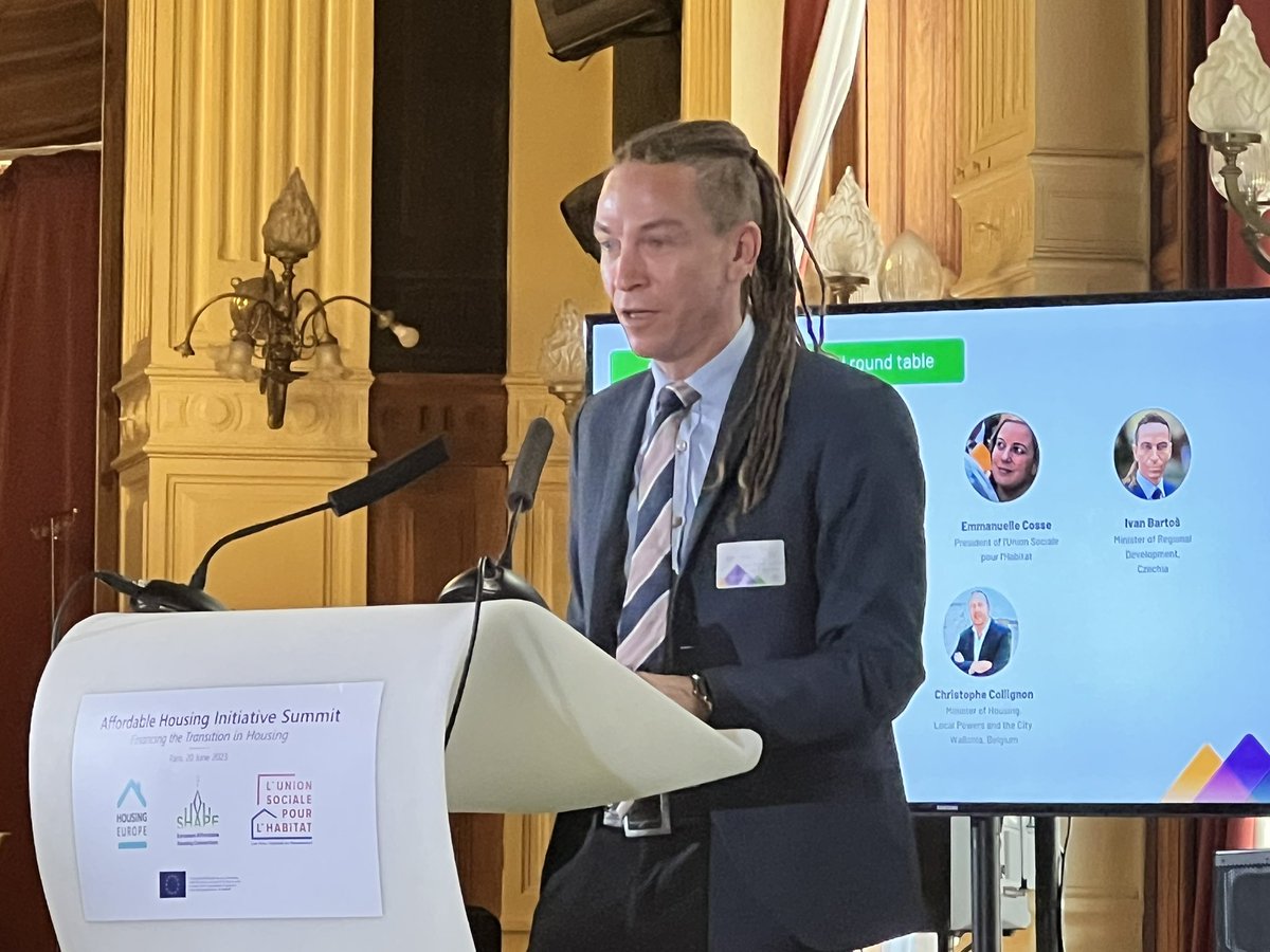 🇨🇿 Minister of Regional Development, Ivan Bartoš says Czechia has implemented a housing reform to help households before they lose their 🏠 , local offices, public guarantees to private landlords to encourage them to rent, a financial framework for new social &amp; #affordablehousing