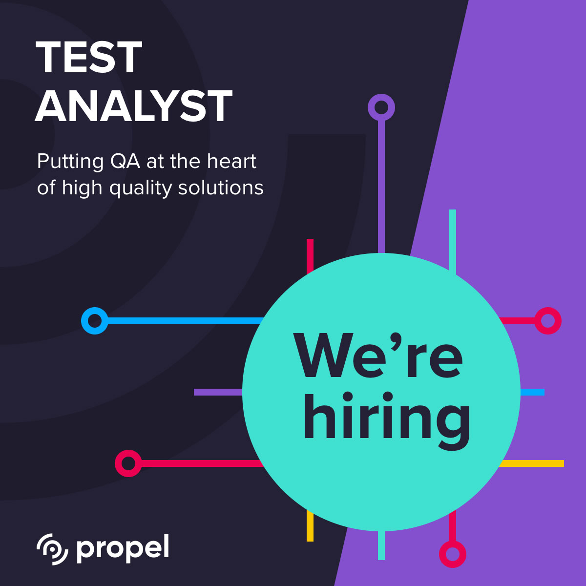 PropelTechUK's tweet photo. Are you passionate about software testing and delivering high-quality systems? We're looking for a Test Analyst or Senior Test Analyst to join our dynamic team. Discover more and apply here: https://t.co/GJGCX1ikzW #testanalyst #softwaretesting #testingjobs #softwaretestingjobs https://t.co/AEgOEbS6Fz