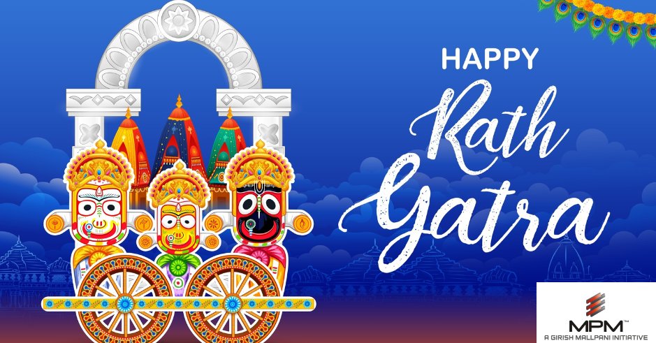 MpmVentures's tweet photo. MPM Group wishes all its patrons and supporters a very Happy Jagannath Rath Yatra 2023! May Lord Jagannath shower all the wealth and happiness on you and your family!
#rathyatra2023 #jaijagannath #divineconnection #happiness #MPMGroup https://t.co/4AHqoER0ad