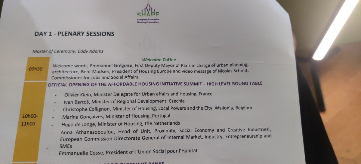 sorcha_edwards's tweet photo. Clear commitment to boosting cooperative & community-led & limited profit housing from Czech Minister for Housing as a core pillar to address housing crisis! #shape_EU #affordablehousinginitiative
#financesummit
#SMP https://t.co/TvmqqZ8N2c