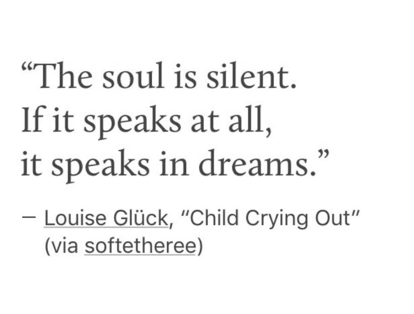 Louise Glück insomnia 🖤✨