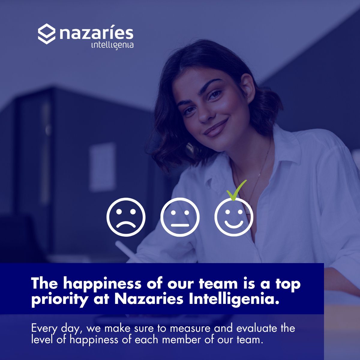 👉 Celebrating Yellow Day: Team Happiness Comes First at #nazariesintelligenia 😀
On this special occasion, we want to remind all our followers and collaborators that the happiness of our team is our number one priority 🔝1️⃣
#YellowDay #HappinessAtWork #doitsimple #team
