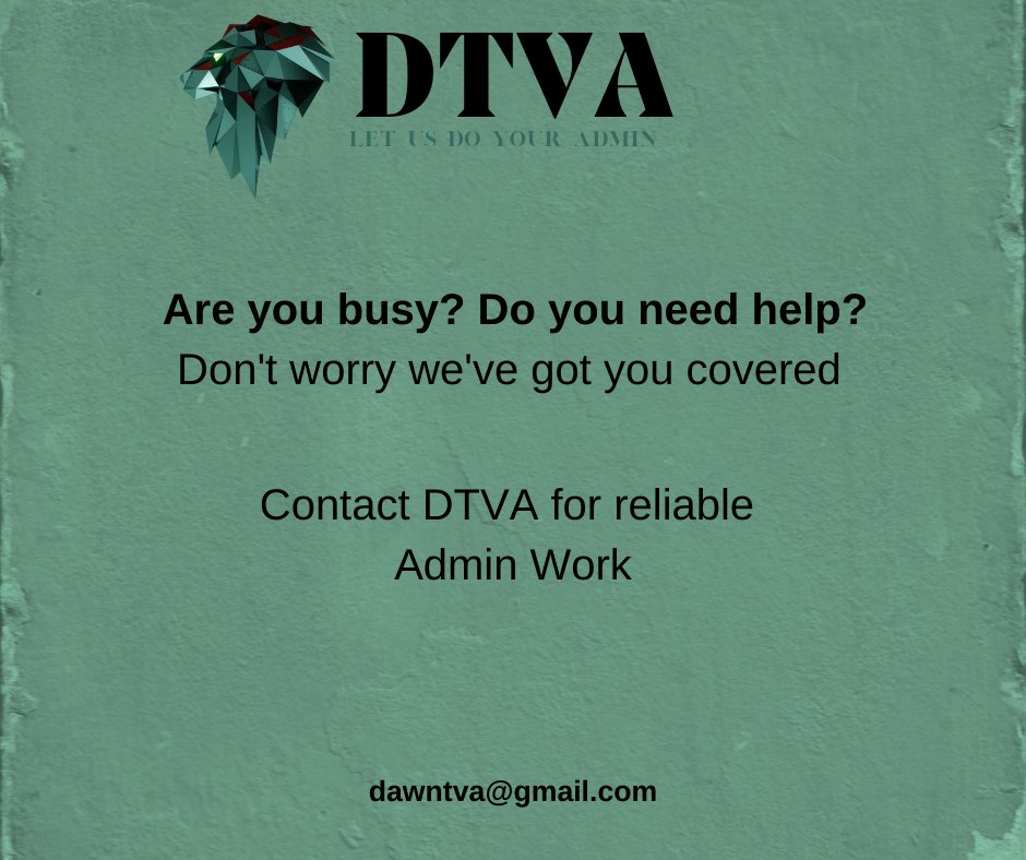 We Specialise in 

Virtual Assistance
Social Media Management
Calendar & Inbox Management 
Data Capture
Meeting Notes & Minutes 
CRM Assistance & Management
 #smallbiz #smallbusiness #smallbusinessowner #smallbusinessmarketing #virtualassistantservices #solopreneur #entrepreneur