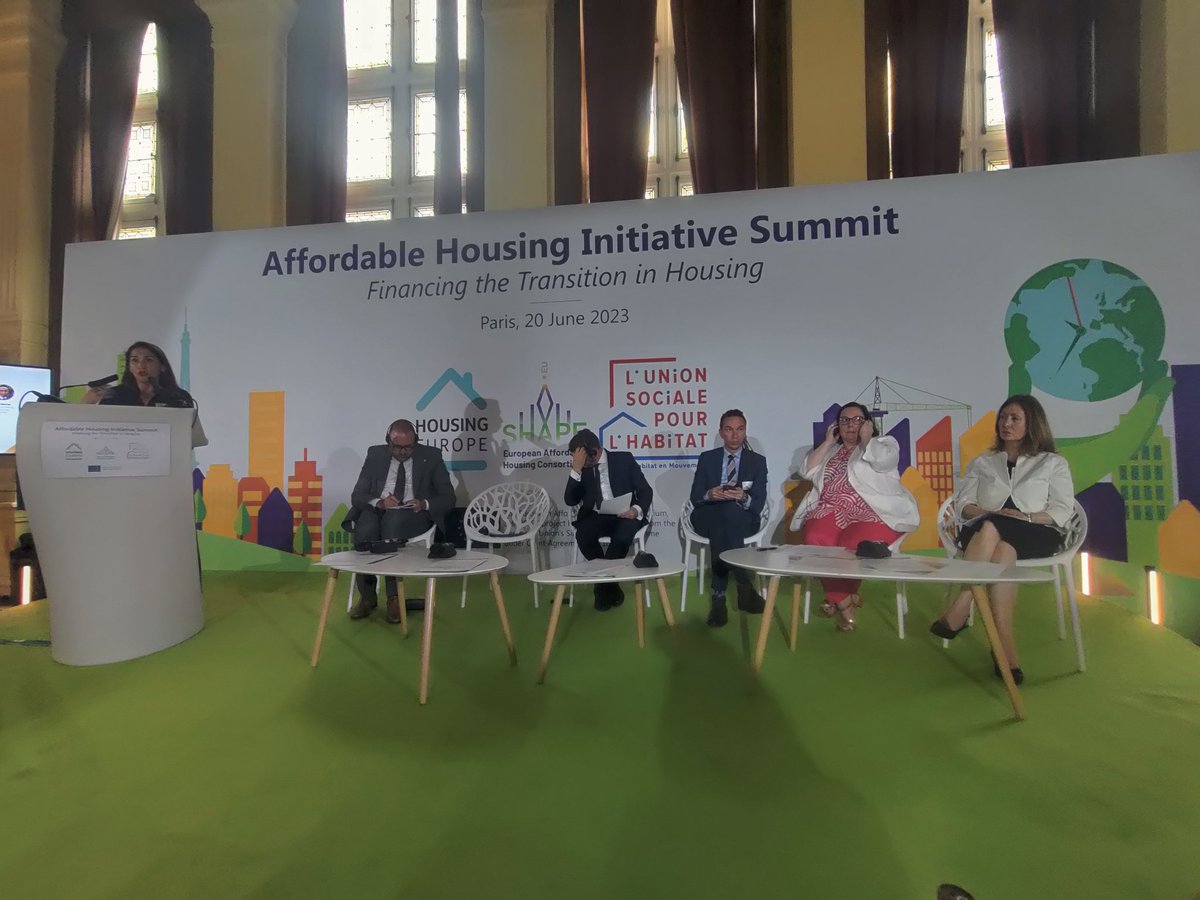 Marina Gonçalves, Minister for Housing from  Portugal says we need answers for families now! Not only to discuss policies!  We need to bring housing to European and supra-national level to deal with shared challenges and to have long term investment. #Shape_EU <a href="/HousingEurope/">Housing Europe</a>