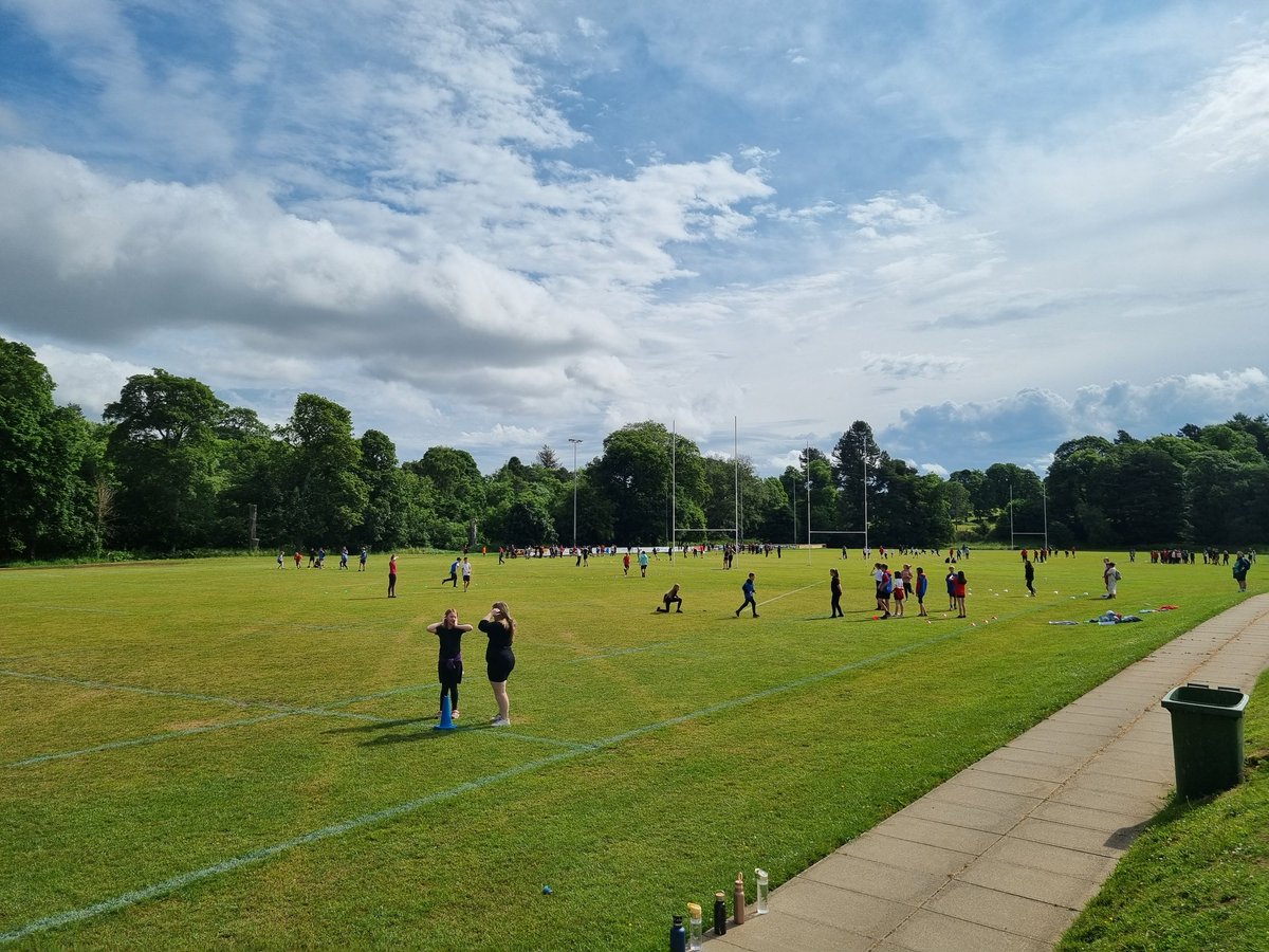 Beautiful morning to start our P7 transition. A warm welcome to all our new P7s, and we hope you have a fantastic experience!