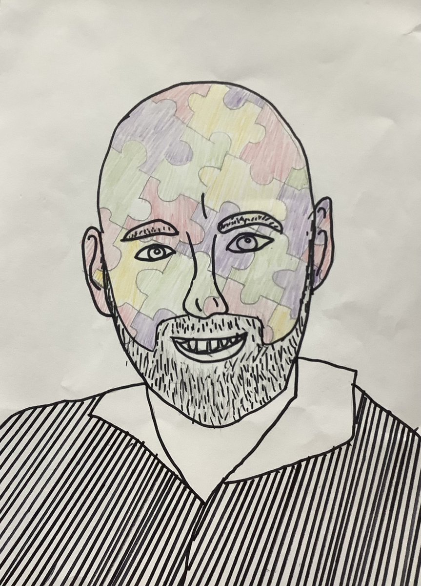 TheNILAcademy's tweet image. This portrait of Mr Pearson, by one of our Year 6 children will be featured on a Sky Arts programme on Thursday at 2pm. What a fantastic achievement! #AccessAllArts #SkyArts @SkyArts